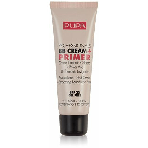 Pupa Professionals BB Cream + Primer For Oily To Combination Skin SPF20 - 002 Sand