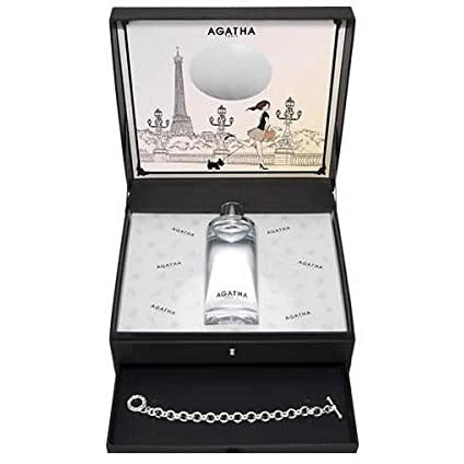 Agatha Paris Un Matin à Paris Gift Set 100ml EDT Spray + Bracelet (This Gift Set contains:

1 x 100ml EDT Spray
1 x Bracelet)