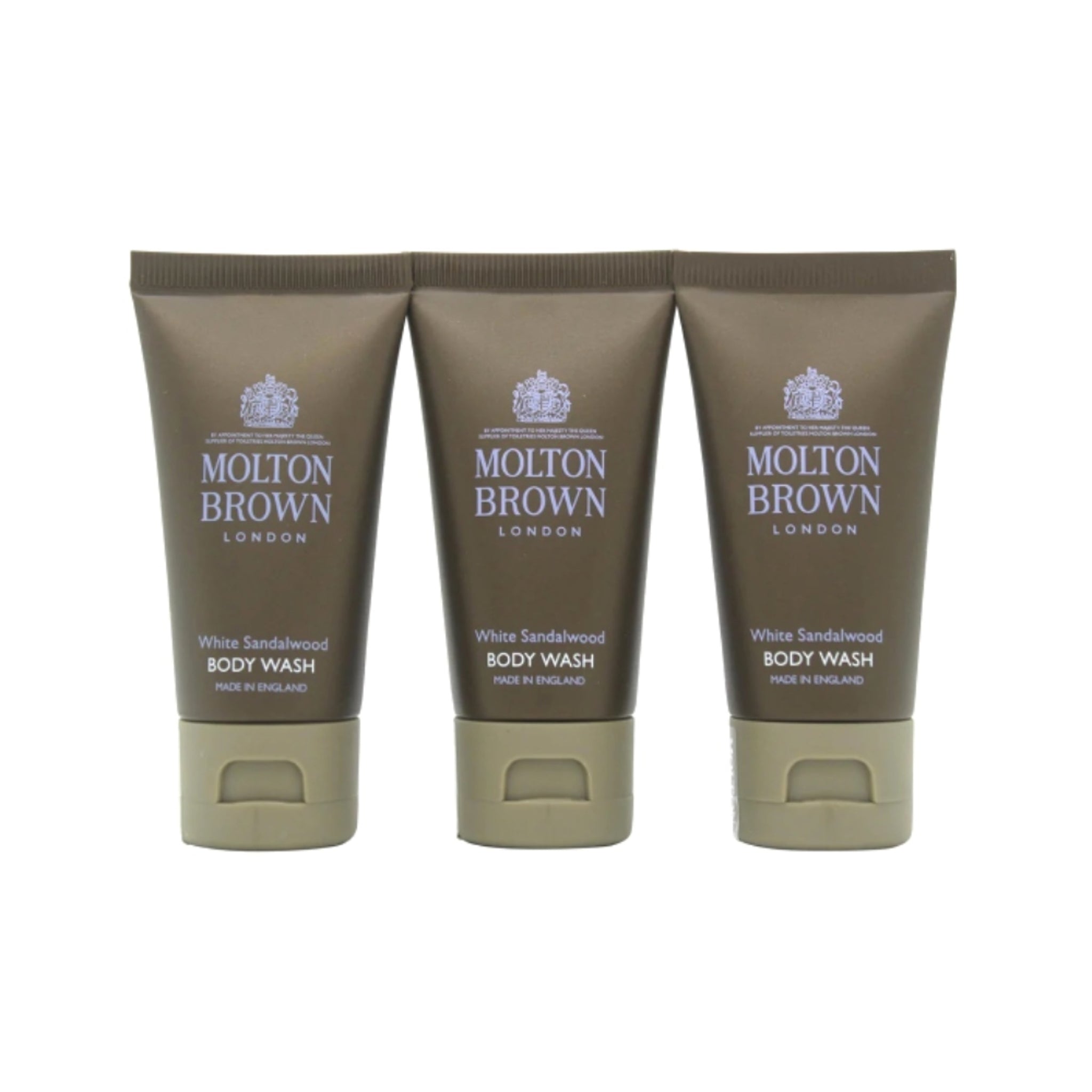 Molton Brown White Sandalwood Body Wash Gift Set 3 x 30ml