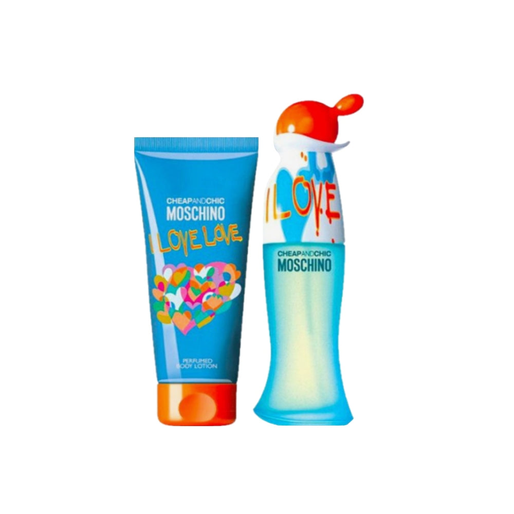 Moschino Cheap & Chic I Love Love Gift Set 30ml EDT + 50ml Body Lotion