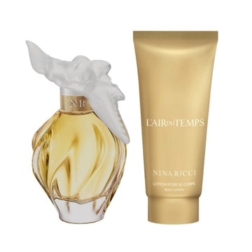 Nina Ricci L'air Du Temps Gift Set 50ml EDT + 75ml Body Lotion