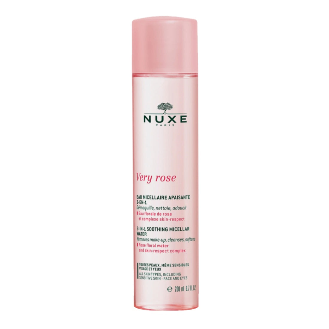 Nuxe Very Rose 3 in 1 Soothing Micellar Water