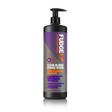 Fudge Clean Blonde Damage Rewind Violet Toning Shampoo