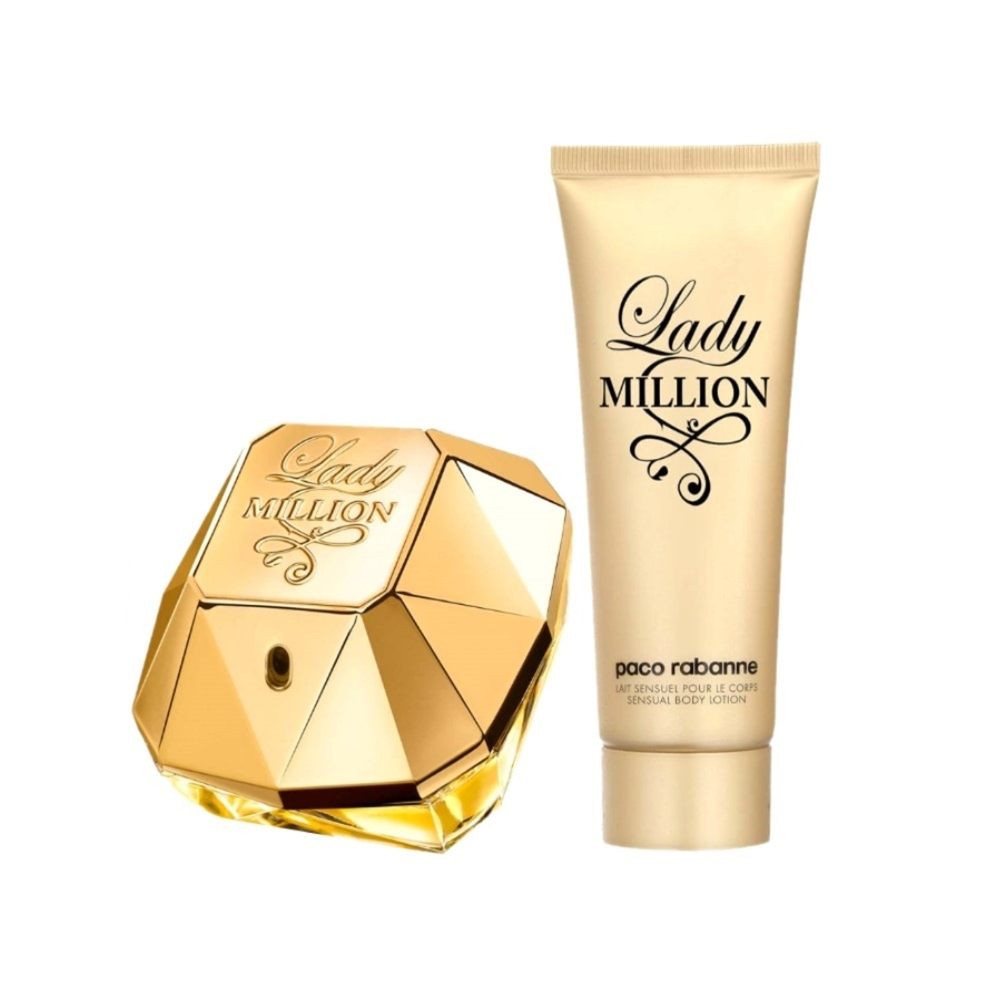 Paco Rabanne Lady Million Gift Set 80ml EDP + 100ml Body Lotion