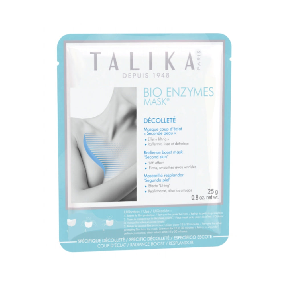 Talika Bio Enzymes Radiance Boost Décolleté Sheet Mask