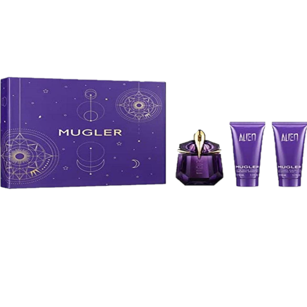 Thierry Mugler Alien Gift Set 30ml EDP Refillable + 2 x 50ml Body Lotion