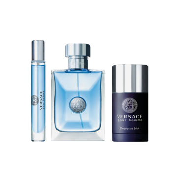 Versace Pour Homme Gift Set 100ml EDT + 75ml Deodorant Stick + 10ml EDT