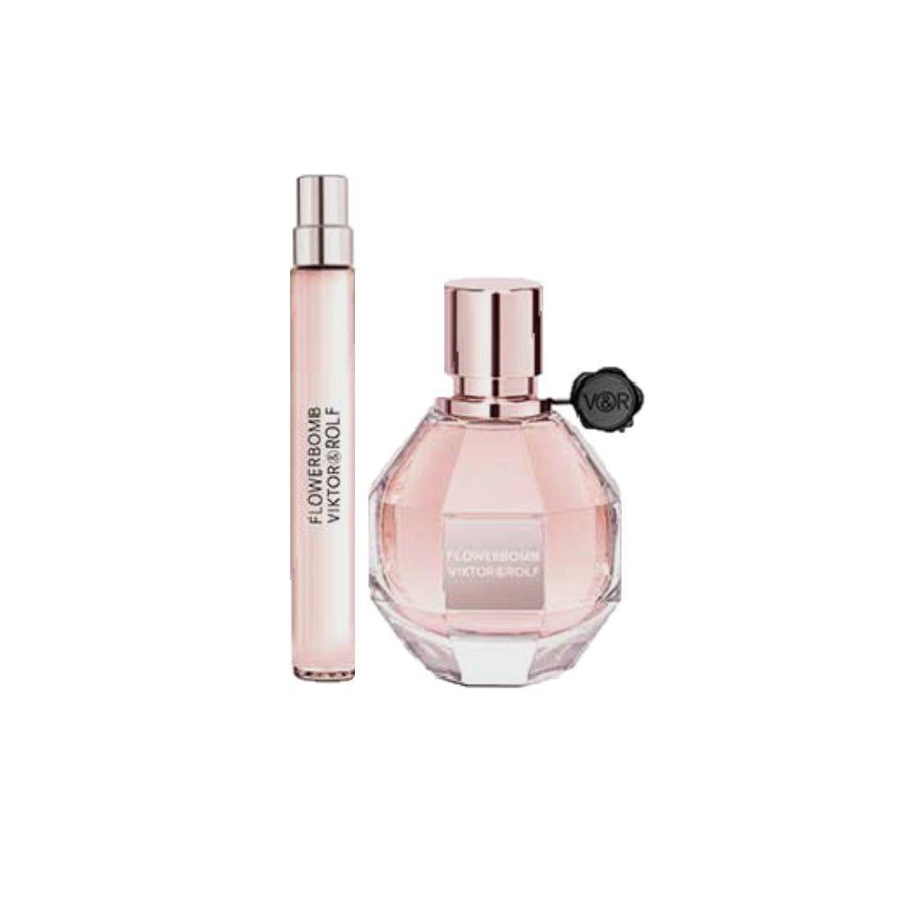 Viktor & Rolf FlowerBomb Christmas Edition Gift Set 50ml EDP + 10ml EDP