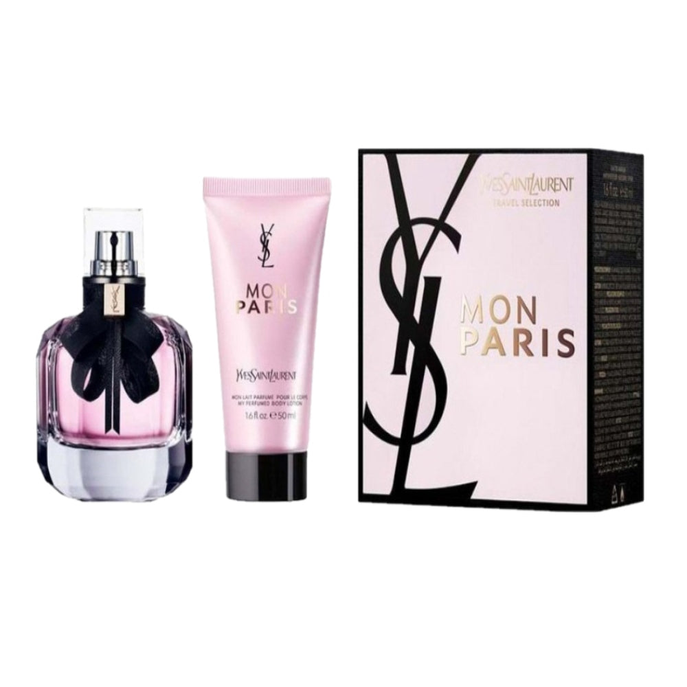 Yves Saint Laurent Mon Paris Gift Set 50ml EDP + 50ml Body Lotion