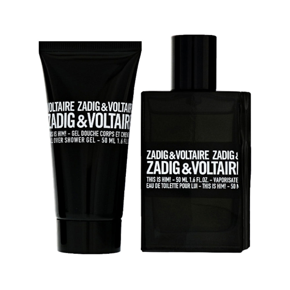 Zadig & Voltaire This is Him Gift Set 50ml EDT + 50ml Shower Gel