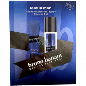 Bruno Banani Magic Man Gift Set 75ml Deodorant Natural Spray + 50ml Shower Gel